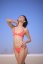 BIKINI TOP - HOT CORAL - Velikost: S