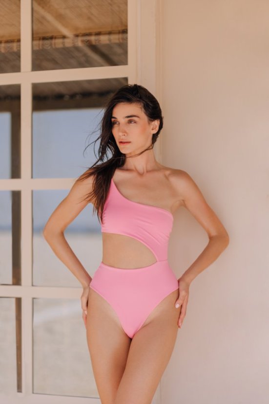 Jednodílné plavky BALI BABY PINK ♻️