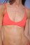 BIKINI TOP - HOT CORAL - Velikost: S
